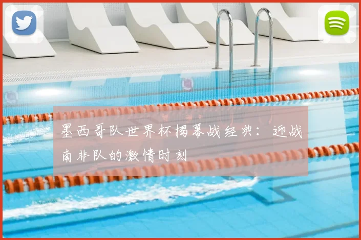 墨西哥队世界杯揭幕战经典：迎战南非队的激情时刻
